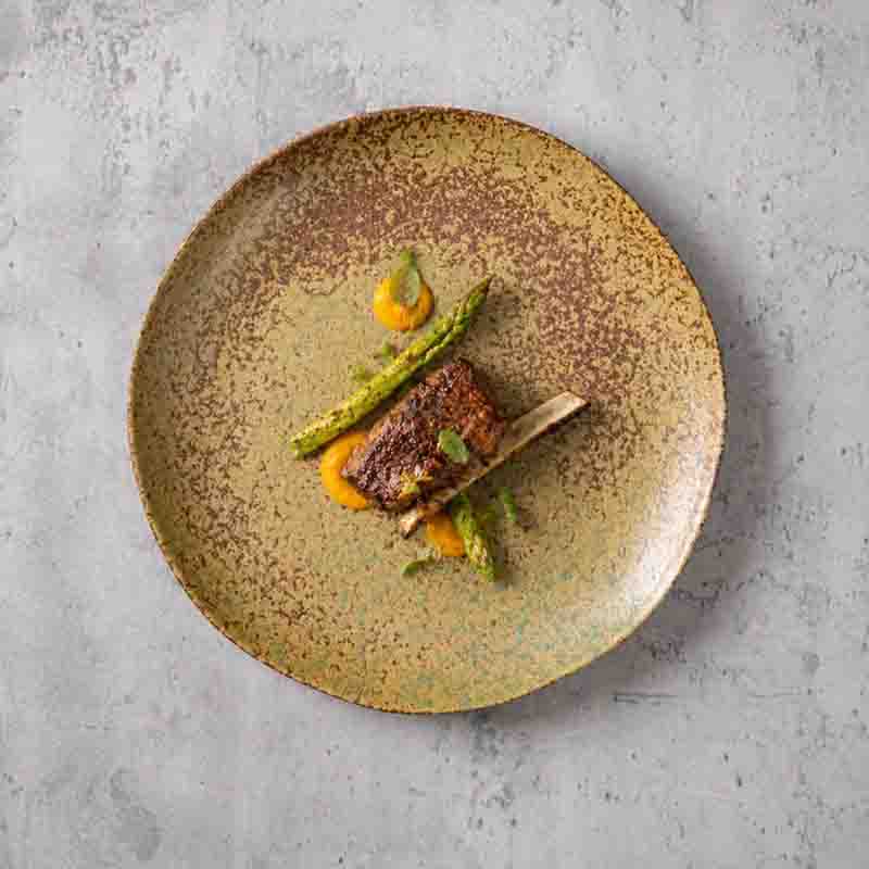 Hotel Porcelain Dinnerware مجموعة أواني الطعام الخزفية الخاصة بالفنادق