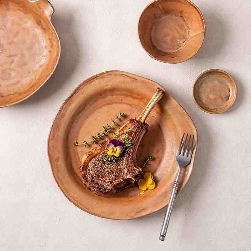 Hotel & Restaurant Porcelain Plate طبق عشاء من البورسلين لإعداد طاولة مطعم الفندق