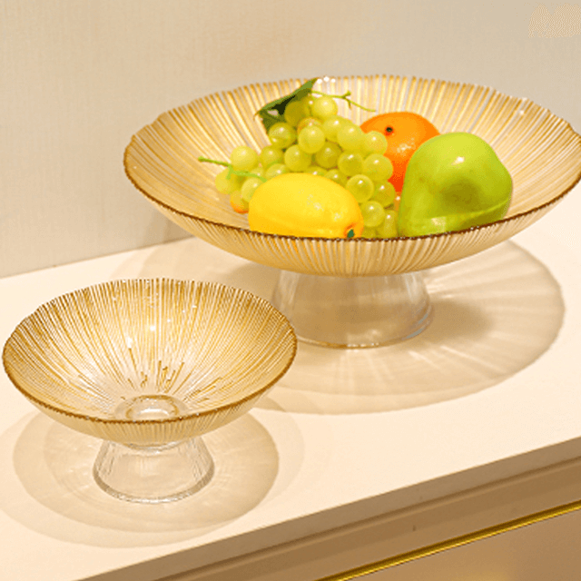 لوحة زجاجية مقسمة لغرفة المعيشة حلوى خضراء OEM مخصصة التعبئة مقسم أطباق حلوى كاندي نظارات