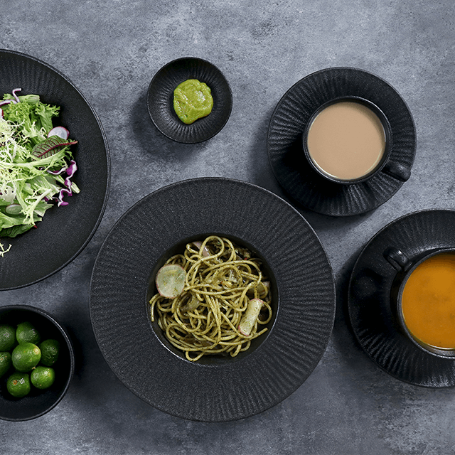 طقم أطباق سوشي من الخزف الحجري من تشاوتشو طقم أطباق خشبية مستطيلة من السيراميك أطباق أواني فخارية أواني طعام فاخرة لتزويد المطعم